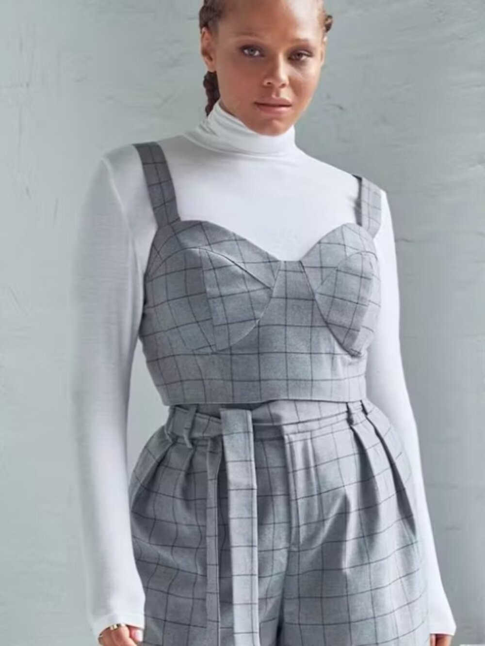 Eloquii Plaid Bustier